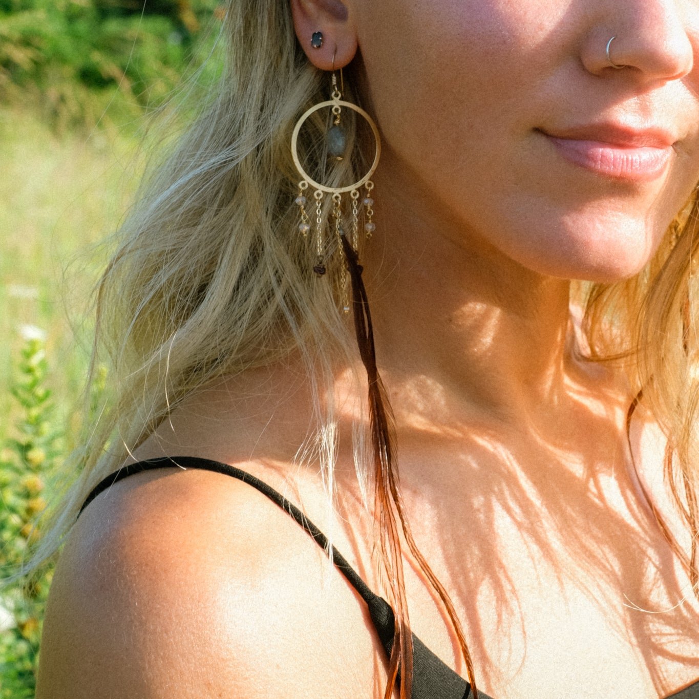 Dream a Little Dream Feather Earrings