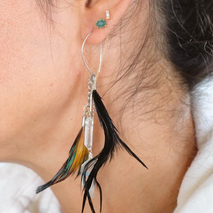 Flock of Feather Earrings